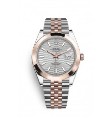Rolex Datejust 41 Oystersteel y oro Everose M126301-0018 réplica de reloj