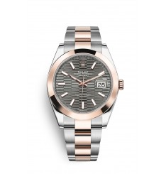 Rolex Datejust 41 Oystersteel y oro Everose M126301-0019 réplica de reloj