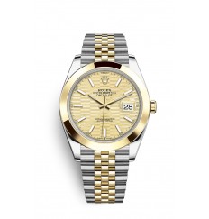 Rolex Datejust 41 Oystersteel y oro amarillo M126303-0022 réplica de reloj