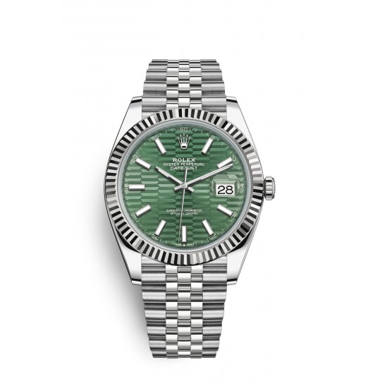 Rolex Datejust 41 Oystersteel y oro blanco M126334-0030 réplica de reloj Rolex Datejust 41 Oystersteel y oro blanco M126334-0030 réplica de reloj