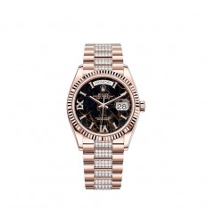Rolex Day-Date 36 oro Everose de 18 quilates M128235-0042 réplica de reloj