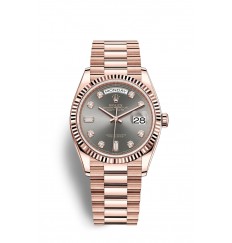 Rolex Day-Date 36 Oro Everose de 18 quilates M128235-0050 réplica de reloj