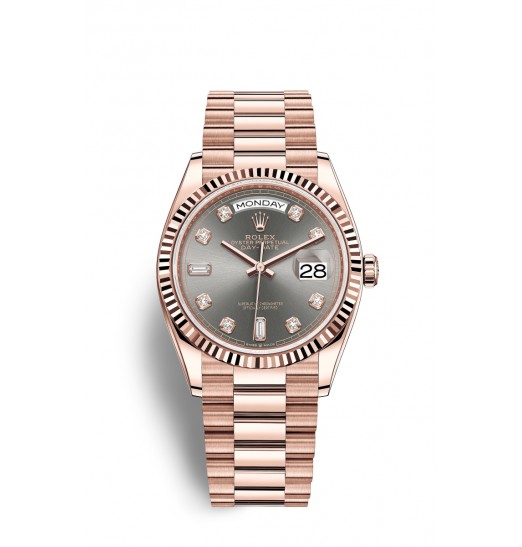 Rolex Day-Date 36 Oro Everose de 18 quilates M128235-0050 réplica de reloj Rolex Day-Date 36 Oro Everose de 18 quilates M128235-0050 réplica de reloj