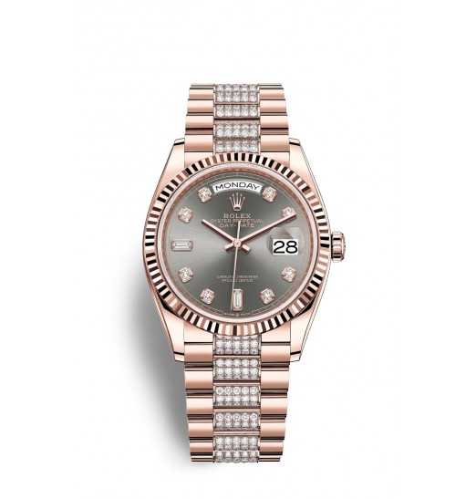 Rolex Day-Date 36 Oro Everose de 18 quilates M128235-0051 réplica de reloj Rolex Day-Date 36 Oro Everose de 18 quilates M128235-0051 réplica de reloj