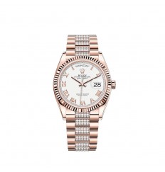 Rolex Day-Date 36 oro Everose de 18 quilates M128235-0053 réplica de reloj