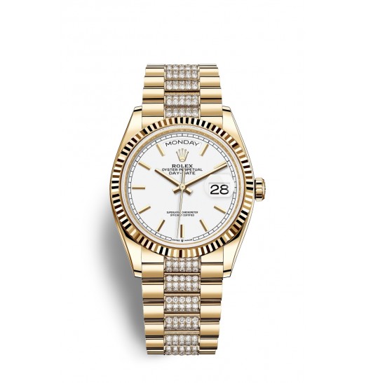 Rolex Day-Date 36 Oro amarillo de 18 quilates M128238-0082 réplica de reloj