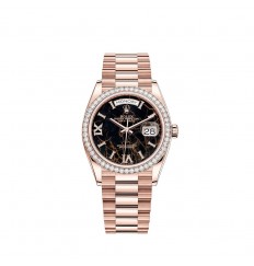 Rolex Day-Date 36 oro Everose de 18 quilates M128345RBR-0044 réplica de reloj
