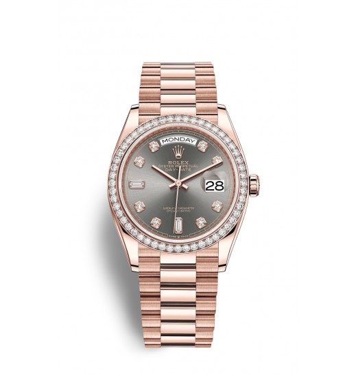 Rolex Day-Date 36 Oro Everose de 18 quilates M128345RBR-0052 réplica de reloj Rolex Day-Date 36 Oro Everose de 18 quilates M128345RBR-0052 réplica de reloj