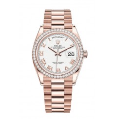 Rolex Day-Date 36 oro Everose de 18 quilates M128345RBR-0054 réplica de reloj Rolex Day-Date 36 oro Everose de 18 quilates M128345RBR-0054 réplica de reloj