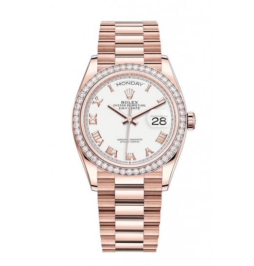 Rolex Day-Date 36 oro Everose de 18 quilates M128345RBR-0054 réplica de reloj Rolex Day-Date 36 oro Everose de 18 quilates M128345RBR-0054 réplica de reloj