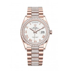 Rolex Day-Date 36 oro Everose de 18 quilates M128345RBR-0055 réplica de reloj Rolex Day-Date 36 oro Everose de 18 quilates M128345RBR-0055 réplica de reloj