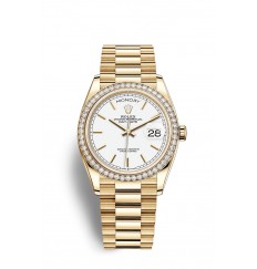 Rolex Day-Date 36 Oro amarillo de 18 quilates M128348RBR-0047 réplica de reloj