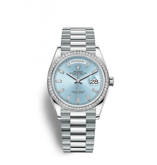 Rolex Day-Date 36 Platino M128396TBR-0003 réplica de reloj Rolex Day-Date 36 Platino M128396TBR-0003 réplica de reloj
