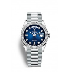 Rolex Day-Date 36 Platino M128396TBR-0008 réplica de reloj