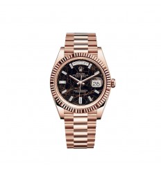 Rolex Day-Date 40 oro Everose de 18 quilates M228235-0045 réplica de reloj
