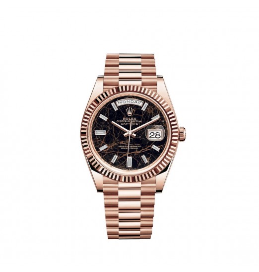 Rolex Day-Date 40 oro Everose de 18 quilates M228235-0045 réplica de reloj