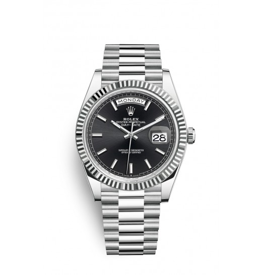 Rolex Day-Date 40 Mecanico Bisel Estriado Platino M228236-0003 réplica de reloj Rolex Day-Date 40 Mecanico Bisel Estriado Platino M228236-0003 réplica de reloj