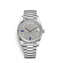 Rolex Day-Date 40 Cronometro perpetuo Platino M228236-0009 réplica de reloj