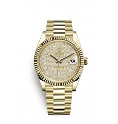 Rolex Day-Date 40 Oro amarillo de 18 quilates M228238-0054 réplica de reloj