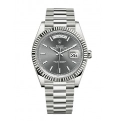Rolex Day-Date 40 oro blanco de 18 quilates M228239-0060 réplica de reloj