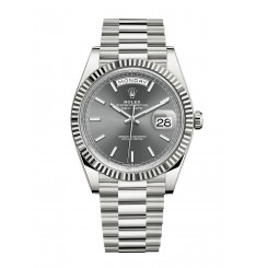 Rolex Day-Date 40 oro blanco de 18 quilates M228239-0060 réplica de reloj
