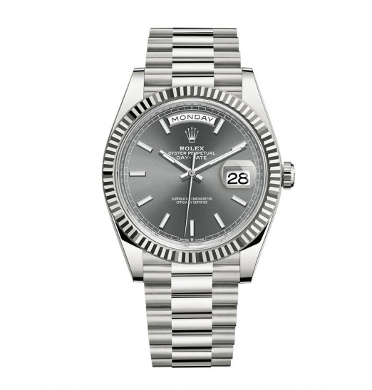 Rolex Day-Date 40 oro blanco de 18 quilates M228239-0060 réplica de reloj Rolex Day-Date 40 oro blanco de 18 quilates M228239-0060 réplica de reloj