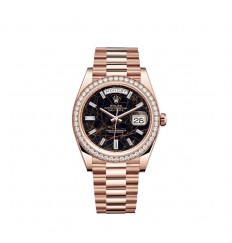 Rolex Day-Date 40 oro Everose de 18 quilates M228345RBR-0016 réplica de reloj