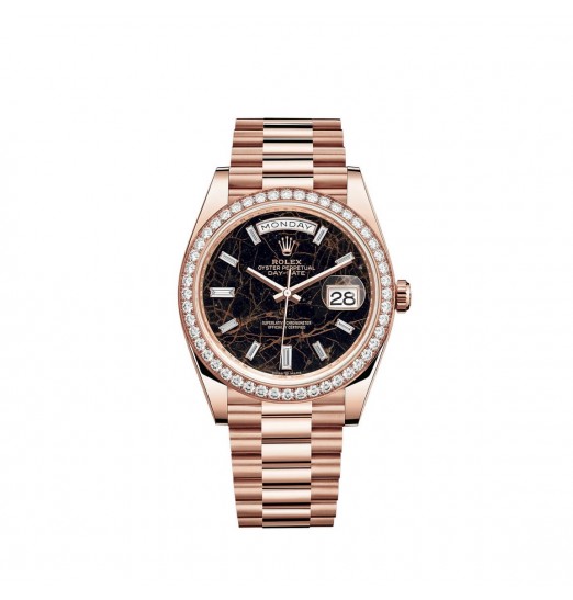 Rolex Day-Date 40 oro Everose de 18 quilates M228345RBR-0016 réplica de reloj