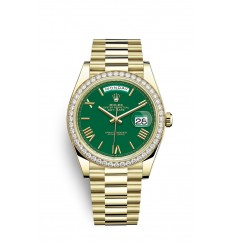 Rolex Day-Date 40 Oro amarillo de 18 quilates M228348RBR-0040 réplica de reloj