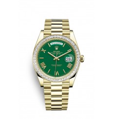 Rolex Day-Date 40 Oro amarillo de 18 ct y diamantes M228398TBR-0039 réplica de reloj
