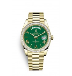 Rolex Day-Date 40 Oro amarillo de 18 ct y diamantes M228398TBR-0039 réplica de reloj Rolex Day-Date 40 Oro amarillo de 18 ct y diamantes M228398TBR-0039 réplica de reloj