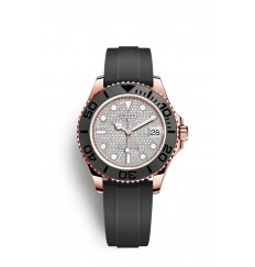 Rolex Yacht-Master 37 automatico Oro Everose de 18 quilates M268655-0019 réplica de reloj