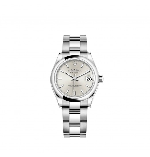 Rolex Datejust 31 Oystersteel esfera plateada pulsera Oyster réplica de reloj