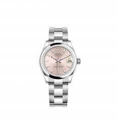 Rolex Datejust 31 Oystersteel esfera rosa réplica de reloj