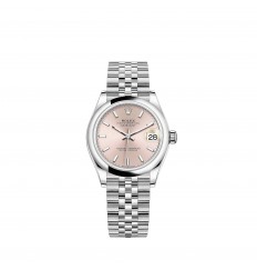 Rolex Datejust 31 Oystersteel pulsera Jubilee con esfera rosa réplica de reloj