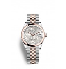 Rolex Datejust 31 Oystersteel y oro Everose M278241-0032 réplica de reloj