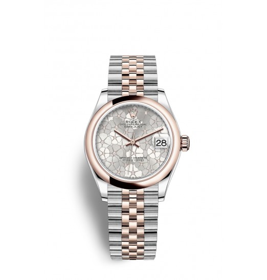 Rolex Datejust 31 Oystersteel y oro Everose M278241-0032 réplica de reloj