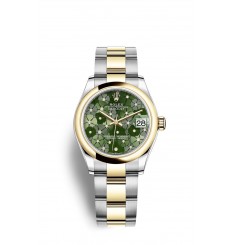 Rolex Datejust 31 Oystersteel y oro amarillo M278243-0031 réplica de reloj