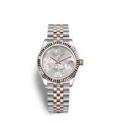 Rolex Datejust 31 Oystersteel y oro Everose M278271-0032 réplica de reloj