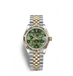 Rolex Datejust 31 Oystersteel y oro amarillo M278273-0032 réplica de reloj