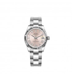 Rolex Datejust 31 White Rolesor esfera rosa pulsera Oyster réplica de reloj Rolex Datejust 31 White Rolesor esfera rosa pulsera Oyster réplica de reloj