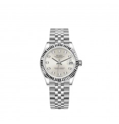 Rolex Datejust 31 White Rolesor pulsera Jubilee con esfera engastada de diamantes réplica de reloj Rolex Datejust 31 White Rolesor pulsera Jubilee con esfera engastada de diamantes réplica de reloj