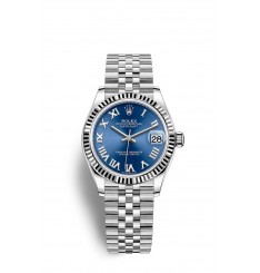 Rolex Datejust 31 Oystersteel y oro blanco M278274-0034 réplica de reloj