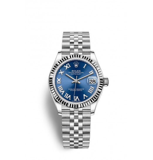 Rolex Datejust 31 Oystersteel y oro blanco M278274-0034 réplica de reloj