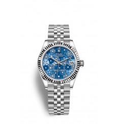 Rolex Datejust 31 Oystersteel y oro blanco M278274-0036 réplica de reloj