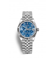 Rolex Datejust 31 Oystersteel y oro blanco M278274-0036 réplica de reloj