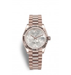 Rolex Datejust 31 Oro Everose de 18 quilates M278275-0045 réplica de reloj