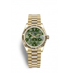 Rolex Datejust 31 Oro amarillo de 18 quilates M278278-0046 réplica de reloj