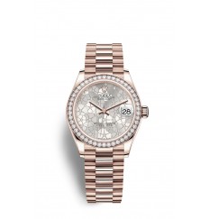 Rolex Datejust 31 Oro Everose de 18 quilates M278285RBR-0036 réplica de reloj