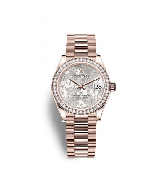 Rolex Datejust 31 Oro Everose de 18 quilates M278285RBR-0036 réplica de reloj